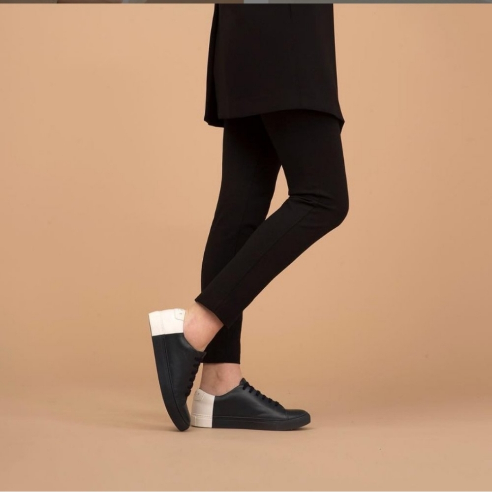 THEY New York Two-Toned Mids Black/White 38